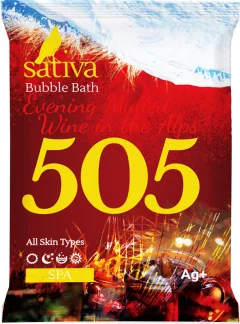 Пена для ванны Sativa №505 Вечерний глинтвейн в Альпах (15г) — фото 1