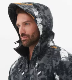 Костюм для охоты и рыбалки Huntsman Матрица -5°С КМФ 192 Исландия (р.44-46/170-176, черный) — фото 3