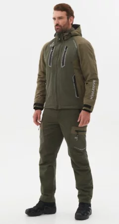Костюм для охоты и рыбалки Huntsman Матрица -5°С Хаки Исландия (р.56-58/182-188) — фото 6
