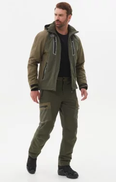Костюм для охоты и рыбалки Huntsman Матрица -5°С Хаки Исландия (р.44-46/182-188) — фото 5