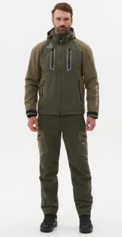Костюм для охоты и рыбалки Huntsman Матрица -5°С Хаки Исландия (р.44-46/182-188) — фото 8