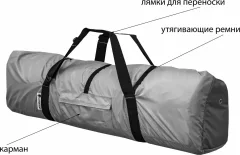 Чехол для палатки ЛОТОС Компрессионная / 6025 (салатовый, 160см) — фото 3