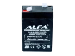 Аккумуляторная батарея ALFA battery 6V-2.8Ah F1 / SL6-2.8 — фото 2