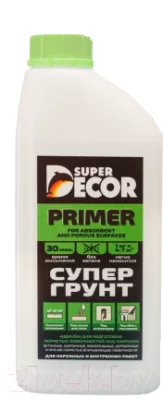 Грунтовка Super Decor Супергрунт 70 + Антисепт / ВД-АК-006 (1кг) — фото 3
