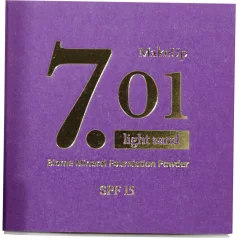 Пудра компактная Sativa Минеральная пудра-основа биомная тон 7.01 Light Sand (5г) — фото 1