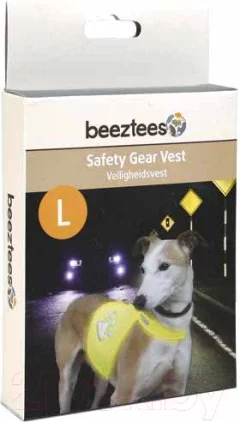 Жилетка для животных Beeztees 749782 (L, светоотражающий желтый) — фото 1