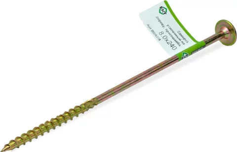 Саморез ЕКТ 8.0x240 / B009318 (желтый цинк)