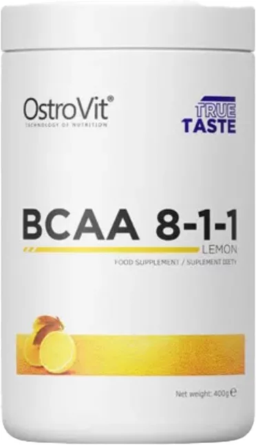 Аминокислоты BCAA OstroVit 8-1-1 (400гр, лимон)
