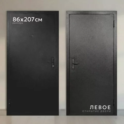 Входная дверь Guard Базис 86x207 (левая, антик темно-коричневый)
