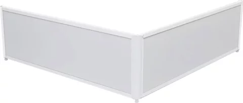 Экран для душевого поддона МетаКам 90x90 / ЭДS_006446 (2 стенки)