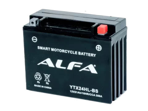 Мотоаккумулятор ALFA battery AGM YTX24HL-BS / EB24-3-1 (21 А/ч)
