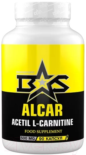 L-карнитин Binasport Alcar Acetil (капсулы по 500мг N90)
