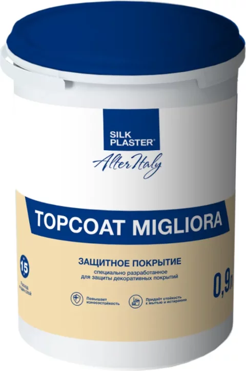 Защитно-декоративный состав Silk Plaster Alteritaly Topcoat Migliora 03-100М