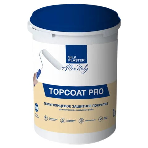 Защитно-декоративный состав Silk Plaster Alteritaly Topсoat Pro арт.1
