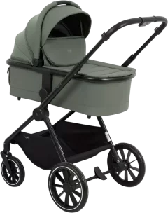 Детская универсальная коляска MOWbaby Amber 3в1 / MB068 (оливковый) — фото 1