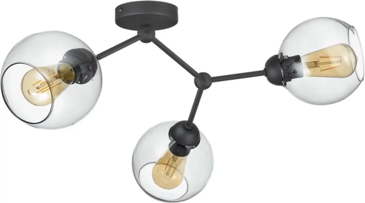 Люстра AksHome Atom 3xE27 (дымчатый)