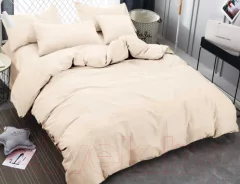 Комплект постельного белья АЭЛИТА Aura Peach 1.5 (полисатин однотонный) — фото 1