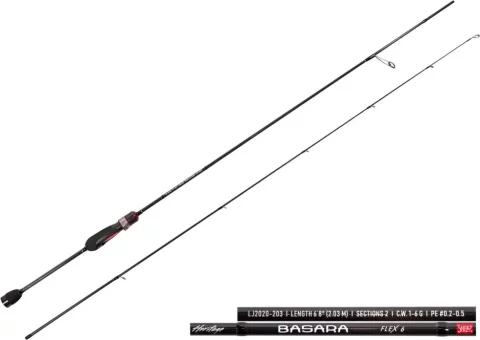 Удилище Lucky John Basara Flex 06 6'8"/2.03 / LJ2020-203