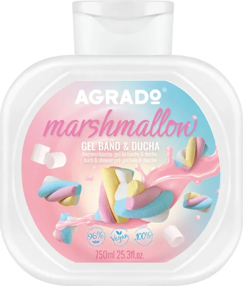 Гель для душа Agrado Bath & Shower Gel Marshmallow (750мл)