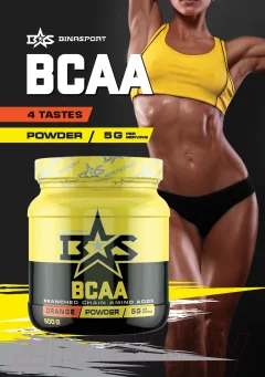 Аминокислоты BCAA Binasport Порошок (500г, апельсин) — фото 3