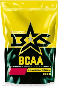 Аминокислоты BCAA Binasport Порошок (200г, натуральный вкус) — фото 9