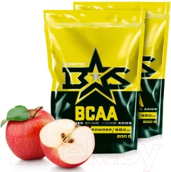 Аминокислоты BCAA Binasport Порошок (200г, яблоко) — фото 1