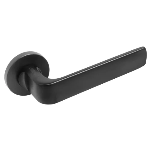 Ручка дверная Аллюр Арт Эрика BL 92150 (матовый черный)