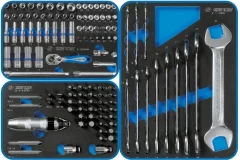 Универсальный набор инструментов King TONY Board / 9G38-325MRVR (красный) — фото 5