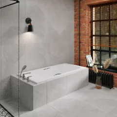 Ванна стальная Lauter Brio Star 170 / 21S1701 + сифон 21Y31001 (с ножками, с ручками) — фото 9