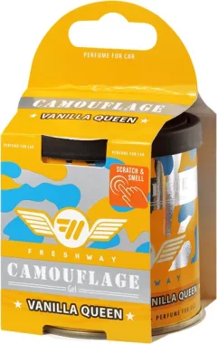 Ароматизатор автомобильный Fresh Way Camouflage Gel Vanilla Queen CG 07 (80мл) — фото 3
