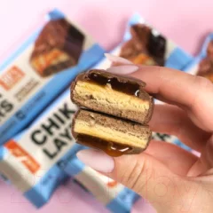 Набор протеиновых батончиков Chikalab Chika Layers Лесной орех с карамелью (20x60г) — фото 9