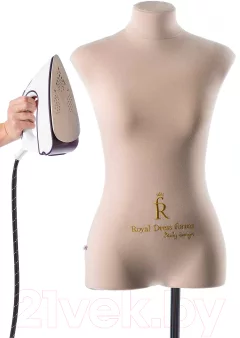 Манекен портновский Royal Dress Forms Christina + стойка Звезда (черный, размер 44) — фото 8