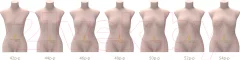 Манекен портновский Royal Dress Forms Christina + стойка Звезда (бежевый, размер 46) — фото 8