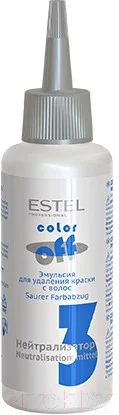 Эмульсия для удаления краски с волос Estel Color Off эмульсия для удаления краски с волос (3x120мл) — фото 4