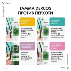 Шампунь для волос Vichy Dercos Против перхоти для сухих волос. Сменный блок (390мл) — фото 10