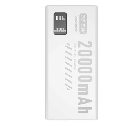 Портативное зарядное устройство VDENMENV DP45 20000mAh (белый)