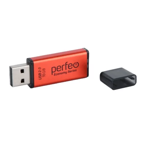 USB flash накопитель Perfeo E03 16GB / PF-E03R016ES (красный)