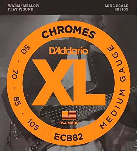 Струны для бас-гитары D'Addario ECB82