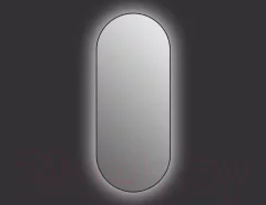 Зеркало Cersanit Eclipse Smart 50x122 / 64151 (с подсветкой, черная рамка) — фото 2