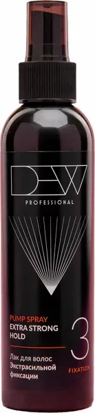 Лак для укладки волос Dew Professional Спрей экстрасильной фиксации EH3/200 (200мл) — фото 10