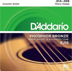 Струны для акустической гитары D'Addario EJ18 14-59 — фото 3