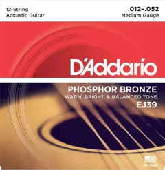 Струны для акустической гитары D'Addario EJ-39 — фото 1