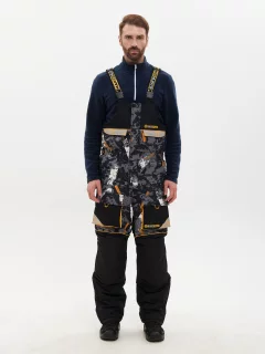 Костюм для охоты и рыбалки Huntsman Elbrus -35°C КМФ192 (р.52-54/170-176, черный) — фото 3