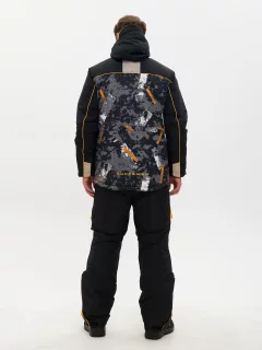 Костюм для охоты и рыбалки Huntsman Elbrus -35°C КМФ192 (р.60-62/182-188, черный) — фото 2