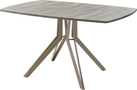 Обеденный стол AMC Elite / Е21(1100) D6 (капучино/дуб уайт-ривер песочно-бежевый)