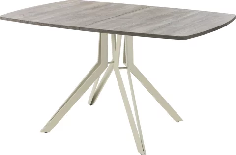 Обеденный стол AMC Elite / Е21(1200) D6 (бежевый/дуб уайт-ривер песочно-бежевый)