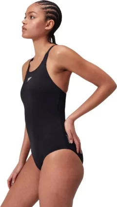Купальник для плавания Speedo Endurance+ Kickback 8-134730001 (р.36, черный) — фото 2