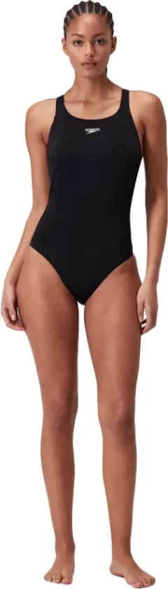 Купальник для плавания Speedo Endurance+ Kickback 8-134730001 (р.36, черный) — фото 8