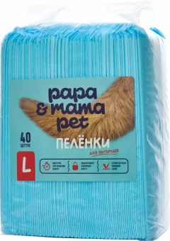 Одноразовая пеленка для животных Papa & Mama Pet EP03 (L, 40шт) — фото 9