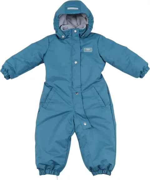 Комбинезон прогулочный детский MOWbaby Eskimo / 158/14-80 (р.80, аквамарин)